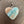 Blue Aragonite “summer memories” heart toggle necklace - silver