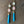 Rainbow moonstone, turquoise, pink opal earrings - gold