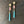 Pink opal and amazonite earring - gold