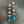 Freshwater pearl and cat eye earring - gold