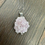 Amethyst "Rose" Pendant Necklace - Sterling Silver - Renee Piatt Collection