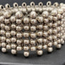 Beaded bar stretch bracelet - antique silver - Renee Piatt Collection