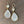 Double mother of pearl earrings - gold - Renee Piatt Collection