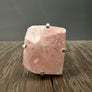 Freeform rose quartz ring - Silver tone - Renee Piatt Collection