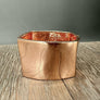 Hammered Metal Bangle Bracelet - silver, gold, rose gold - Renee Piatt Collection