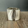 Hammered Metal Bangle Bracelet - silver, gold, rose gold - Renee Piatt Collection