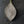 Druzy leaf on gold tone wheat chain - gold