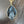 Druzy leaf on gold tone wheat chain - gold