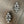 Metal Ball hinged Cluster Earring - silver, gold