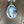 Snowdrift dendritic Opal statement necklace - silver