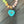 Multi Gemstone Amazonite heart Necklace - gold