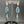 Double labradorite earring - brushed gold