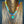 Multi Gemstone Malachite heart Necklace - gold