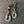 Geode and gemstone earrings - gold