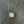 Bezel set coated druzy cushion necklace - Gold