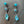 Oyster turquoise earring - silver - Renee Piatt Collection
