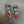 Sodalite, turquoise, quartz earrings - gold - Renee Piatt Collection