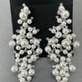 Tiny pearl mosaic cluster earring - gold vermeil, sterling silver - Renee Piatt Collection
