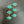 Triple Amazonite earrings - gold tone - Renee Piatt Collection