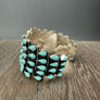 Turqoise howlite Wrap bracelet - silver - Renee Piatt Collection