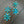 Turquoise Burst Earrings - gold - Renee Piatt Collection