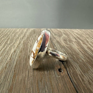 Wild Strawberry シルバー925 スパイダーリング Wild Horse Jasper & Turquoise Ring - Sterling Silver – Renee Piatt