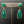 Green agate and cz teardrop earrings - sterling silver