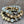Gemstone and wood bracelet stack