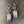 Dark rainbow coated druzy + amethyst slice earrings - silver