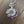 Amethyst/jasper stalactite slice Flower necklace - silver