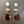 Faceted cat eye earrings - gold vermeil