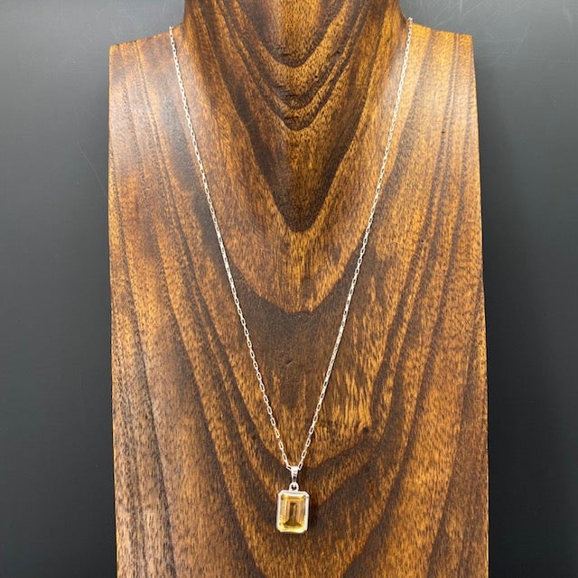 14k Solid Gold Rectangular Diamond Lotus Locket Pendant – by charlotte