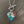 Oyster turquoise heart toggle necklace - sterling silver