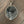 Large charcoal druzy drop necklace - antique silver