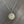 Radiant eye coin pendant necklace - gold vermeil