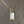 Tiny front toggle tab necklace - sterling silver and gold vermeil