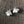 Baby bee stud earrings with faux pearl belly - silver, gold - Renee Piatt Collection