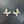 Baguette cz large butterfly button stud earrings - Renee Piatt Collection