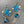 Beaded “Paisley” disc earrings with stone drops - gold - Renee Piatt Collection