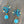 Beaded “Paisley” disc earrings with stone drops - gold - Renee Piatt Collection
