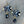Beaded “Paisley” disc earrings with stone drops - gold - Renee Piatt Collection