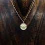 Bee coin layering necklace - gold vermeil - Renee Piatt Collection