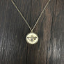 Bee coin layering necklace - gold vermeil - Renee Piatt Collection