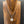 Bezel cz necklace with sunburst - sterling silver - Renee Piatt Collection