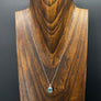 Blue topaz gemstone necklace - sterling silver - Renee Piatt Collection