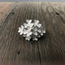 Bouquet of Flowers pavé cz ring - silver and gold - Renee Piatt Collection