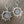 Celestial sun and druzy earrings - silver - Renee Piatt Collection