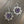 Celestial sun and druzy earrings - silver - Renee Piatt Collection