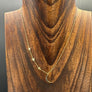 Crescent moon and star accented "Moon Phases" necklace - sterling, gold - Renee Piatt Collection