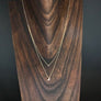Crescent moon and star layered necklace - Renee Piatt Collection